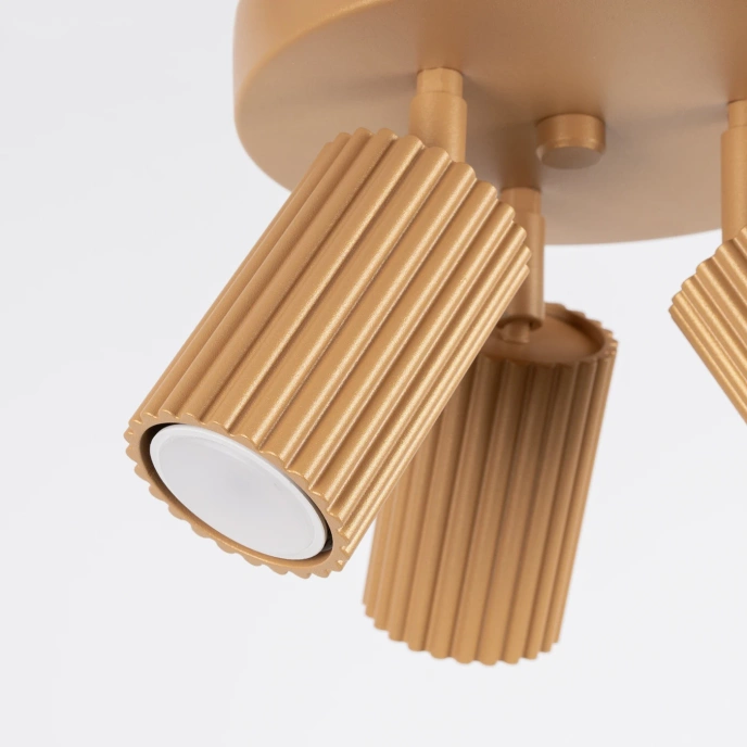 Plafondlamp KARBON 3P goud