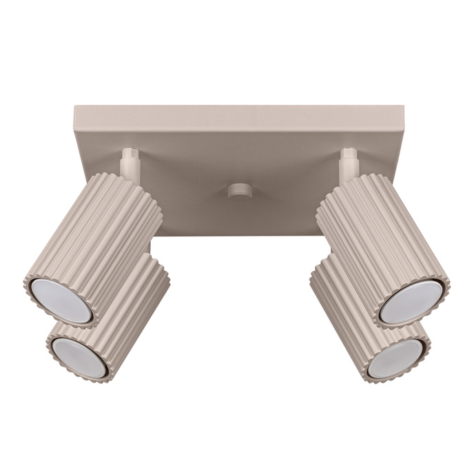 Plafondlamp KARBON 3L taupe