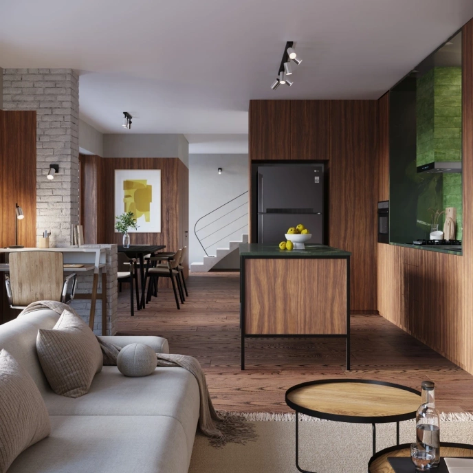 Plafondlamp WINX 4 zwart/chroom