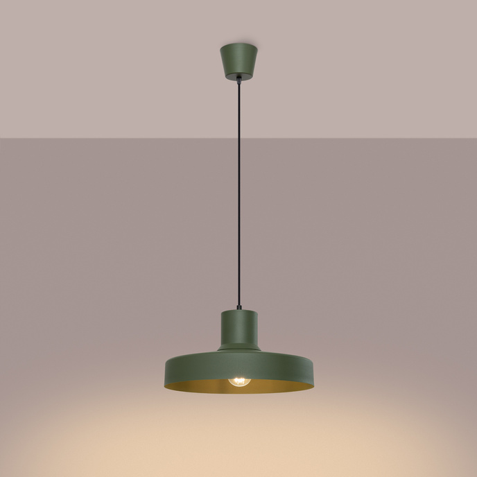 Hanglamp BILO olijfgroen