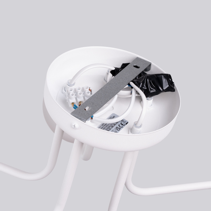 Kroonluchter ASTRAL 5 wit