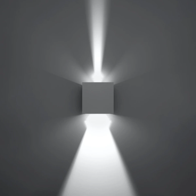 Wandlamp LUCA wit LED IP54