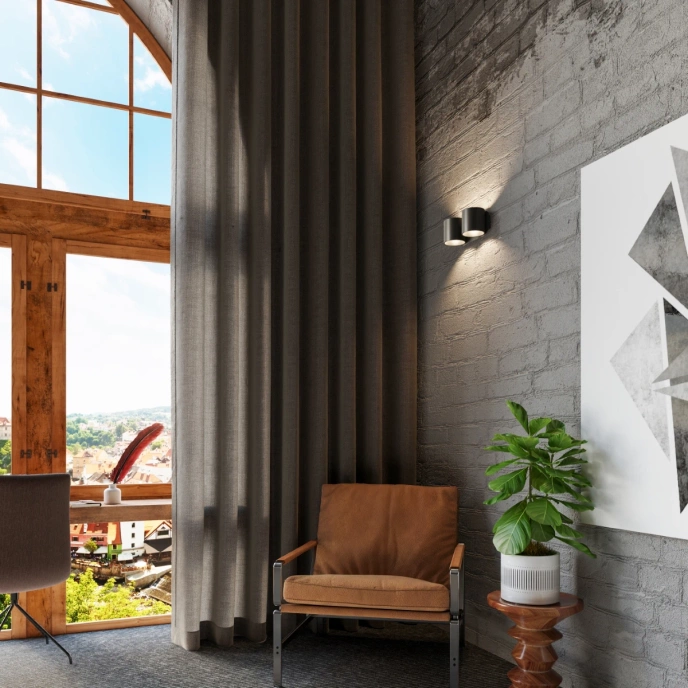 Wandlamp ORBIS 2 zwart