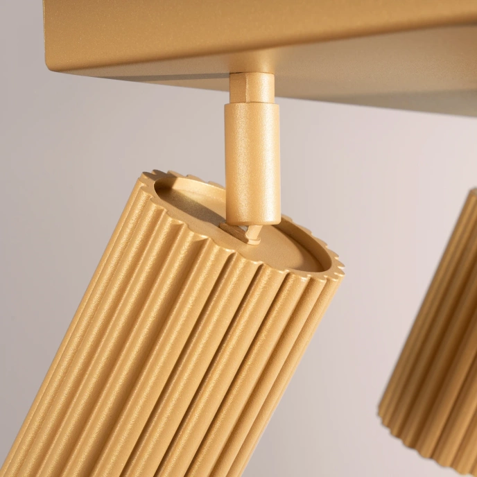 Plafondlamp KARBON 4 goud