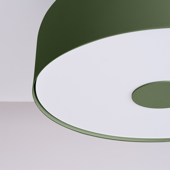 Plafondlamp OMIQ olijfgroen