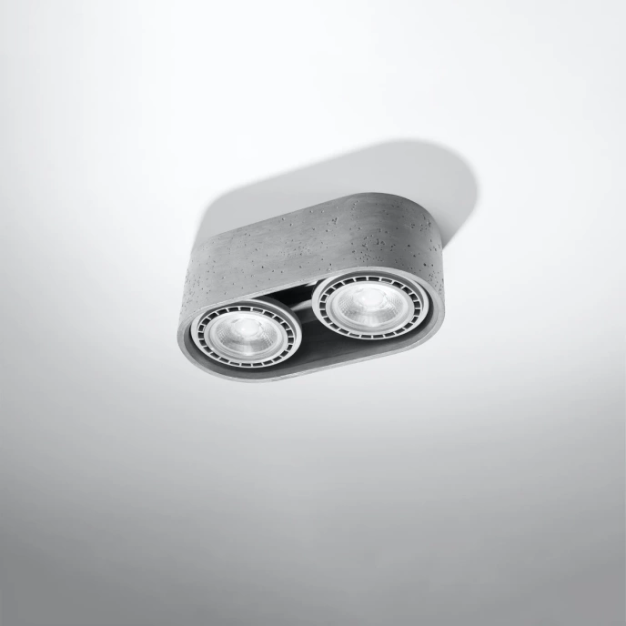 Plafondlamp BASIC 2 beton