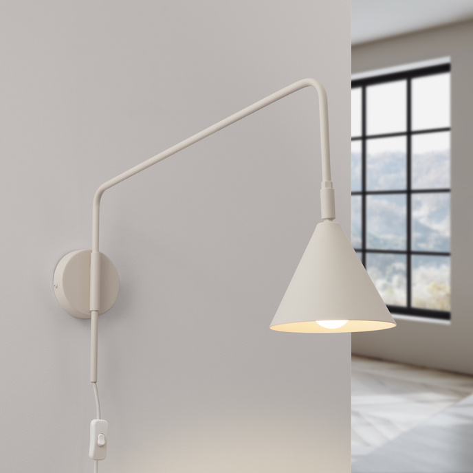Wandlamp NOX beige