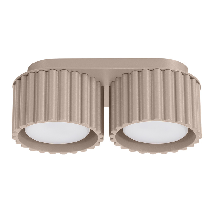 Plafondlamp AURA 2 taupe Gx53