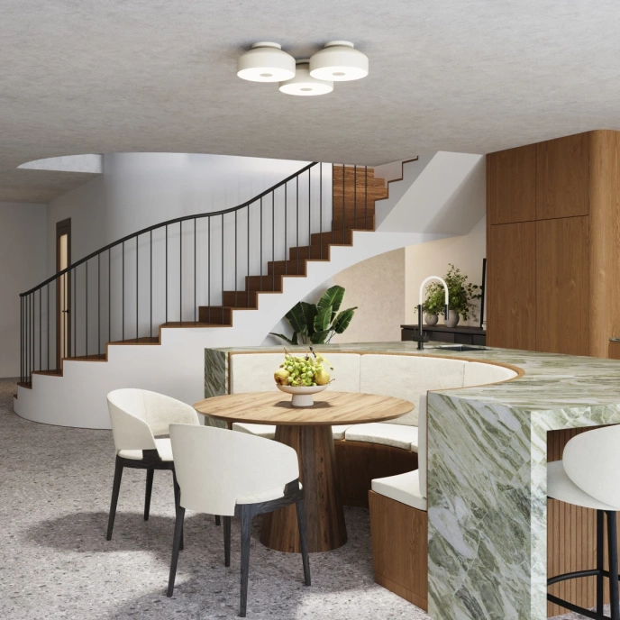 Plafondlamp OMIQ beige