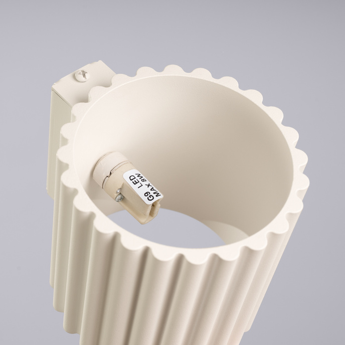 Wandlamp AURA beige G9