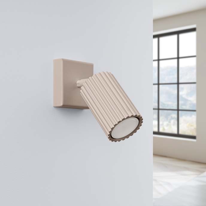 Wandlamp KARBON 20 taupe