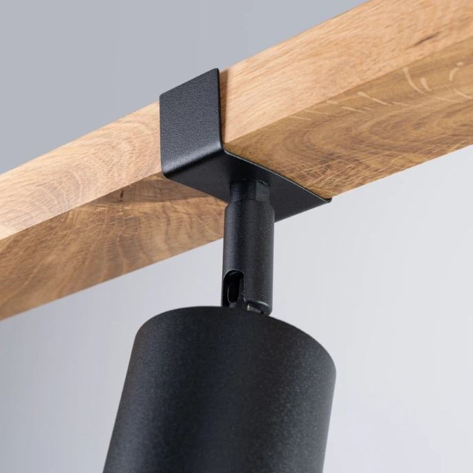 Plafondlamp FAGER 3 zwart