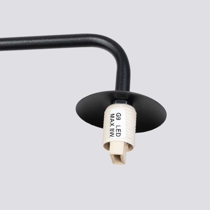 Wandlamp ASTRAL 1 zwart