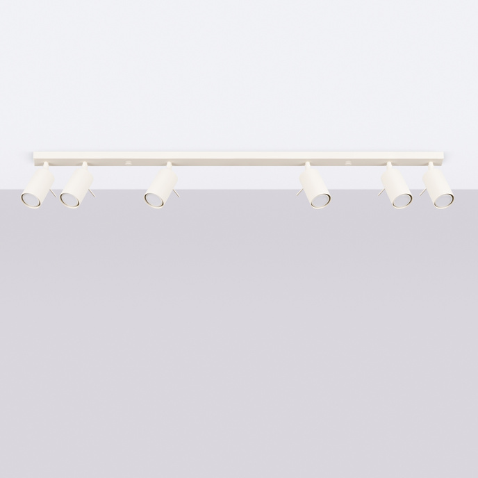 Plafondlamp RING 6L beige