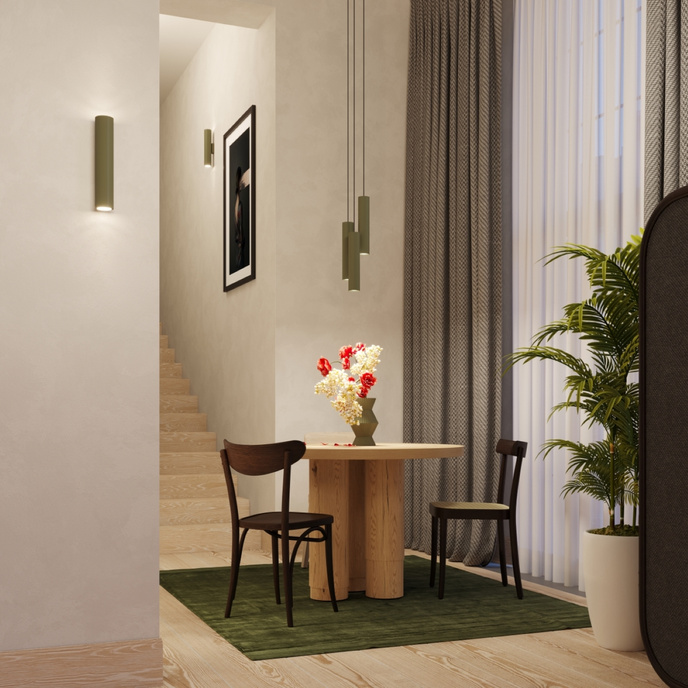 Wandlamp LAGOS 2 olijfgroen