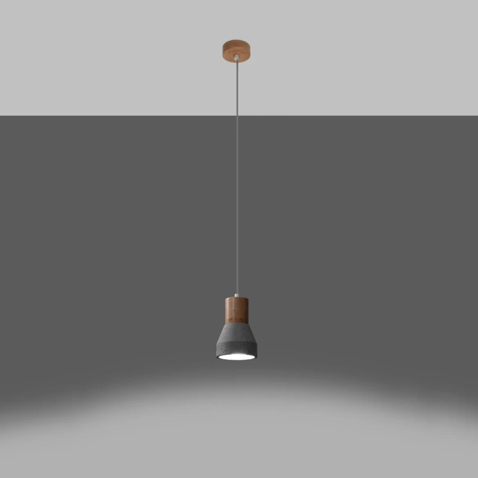 Hanglamp QUBIC grijs
