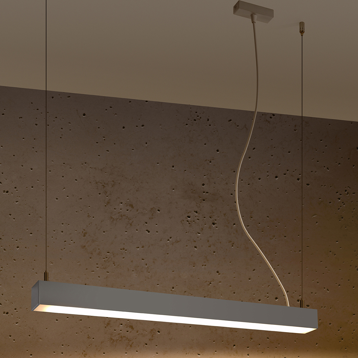 Hanglamp PINNE 67 grijs