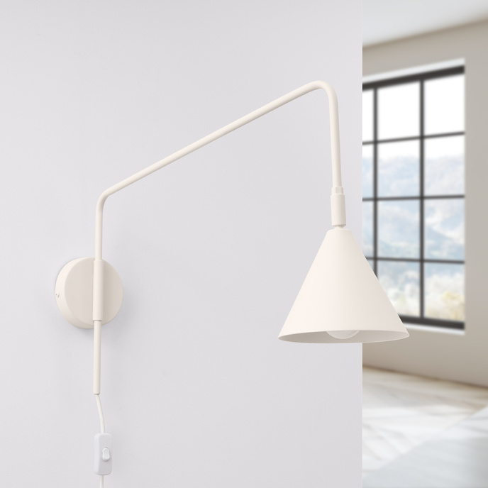 Wandlamp NOX beige