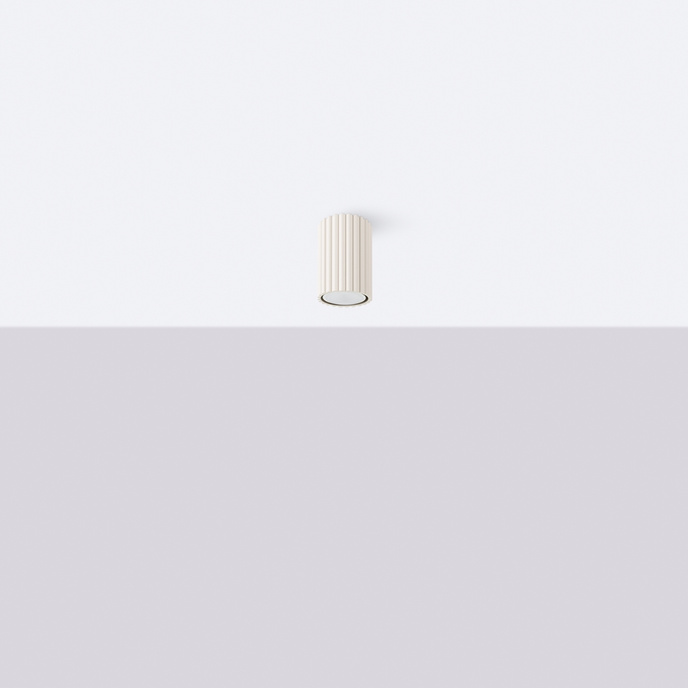 Plafondlamp KARBON 10 beige