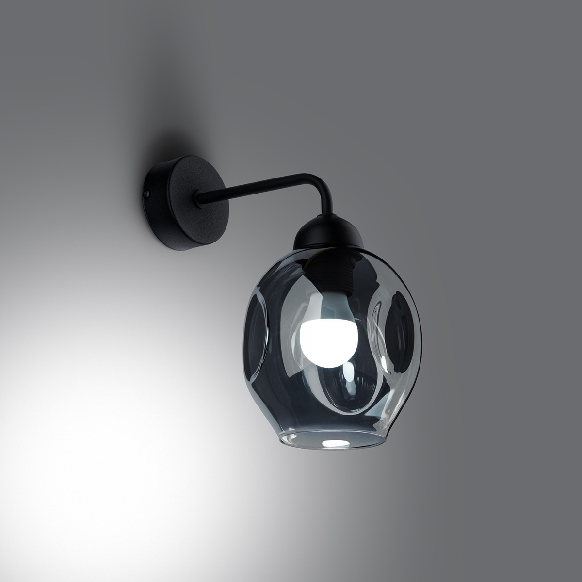 Wandlamp FILLAN 1 zwart