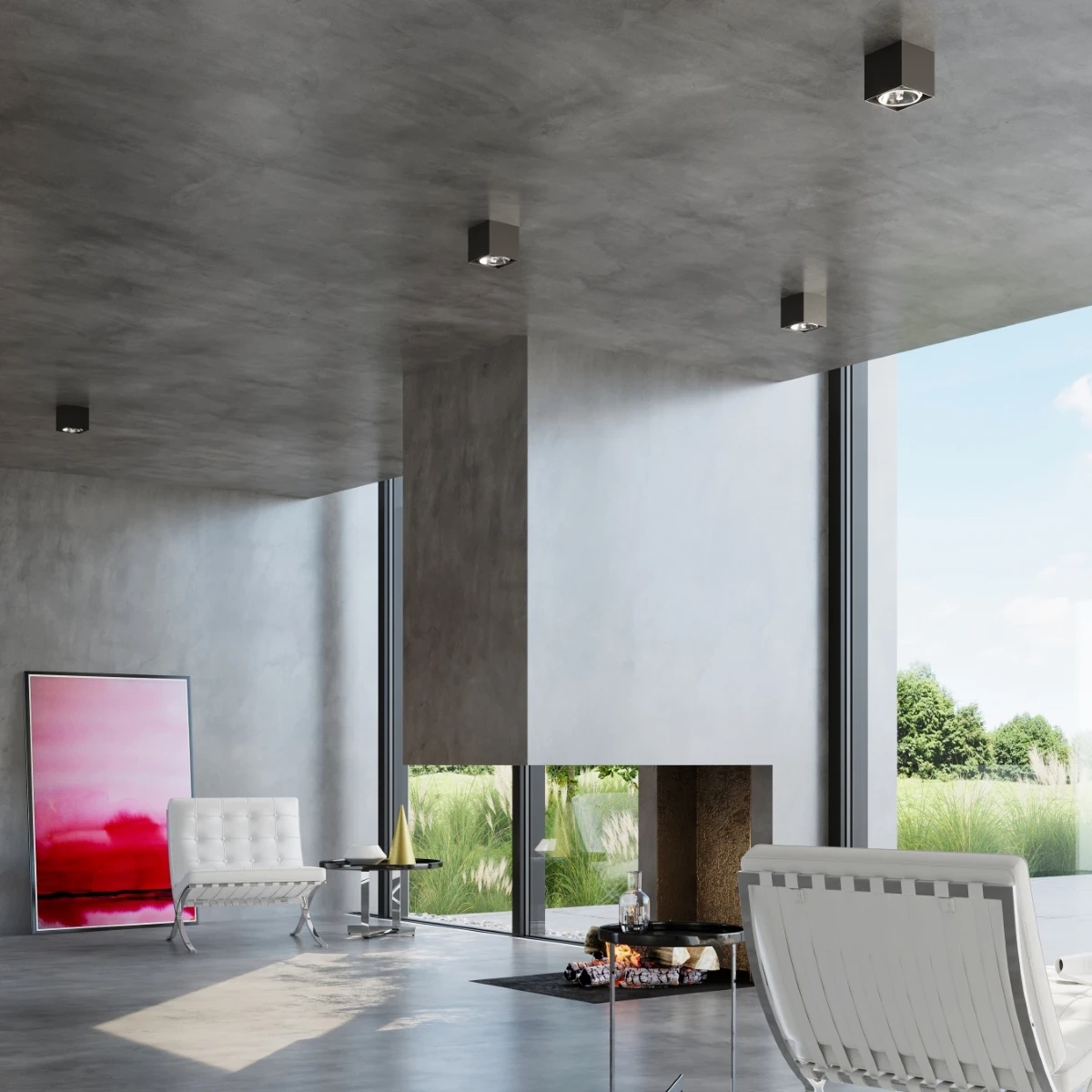 Plafondlamp BLAKE zwart