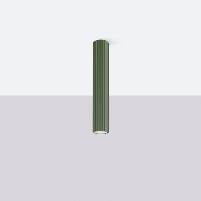 Plafondlamp KARBON 40 olijfgroen