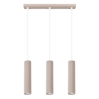 Hanglamp KARBON 3L taupe