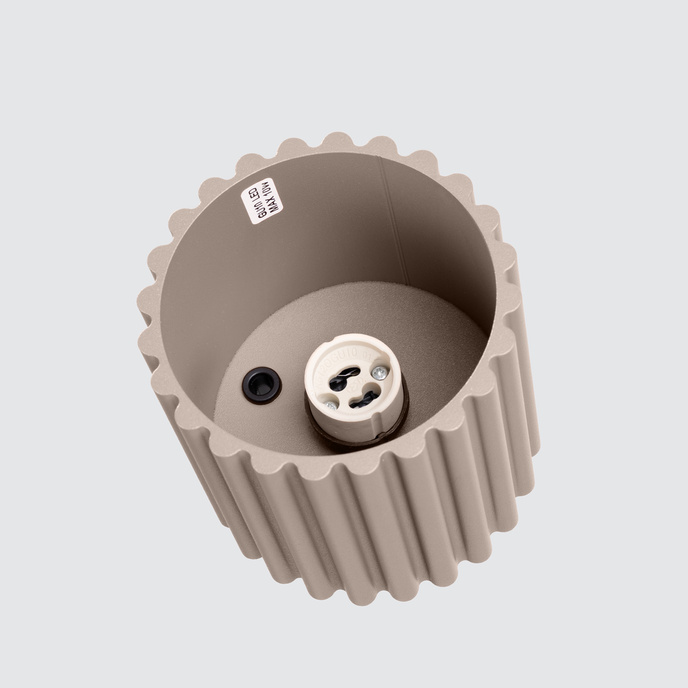 Plafondlamp AURA 1 taupe GU10