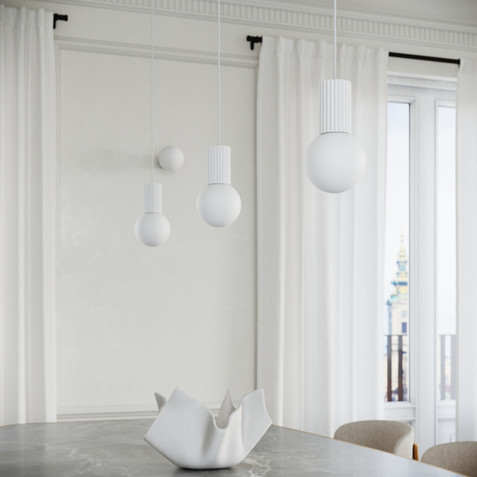Hanglamp HALO 1 wit