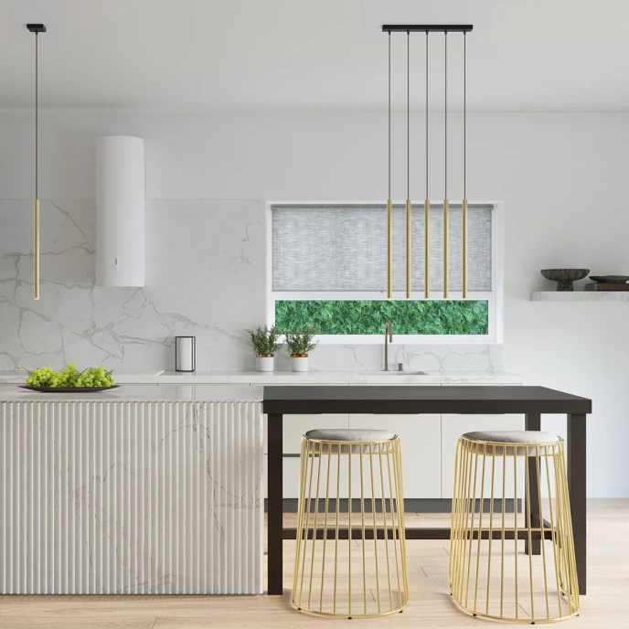 Hanglamp PASTELO 3P gepolijst goud