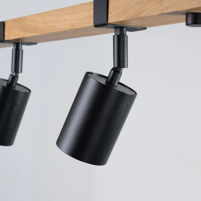 Plafondlamp FAGER 4L zwart