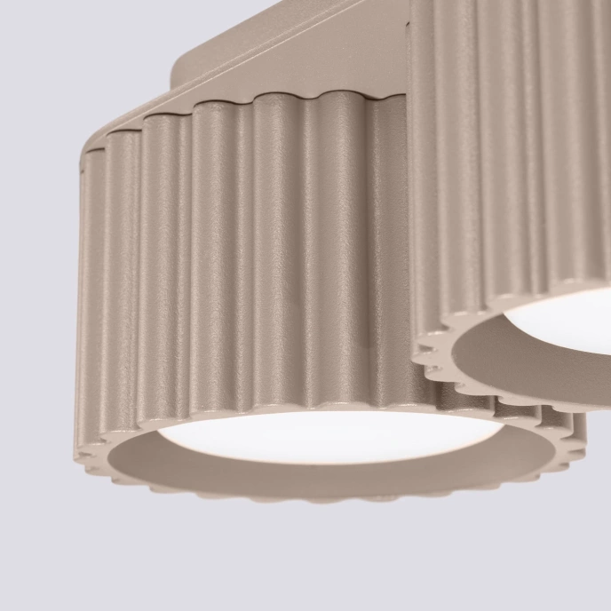 Plafondlamp AURA 2 taupe Gx53