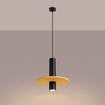 Hanglamp PELTA 1 zwart/geel