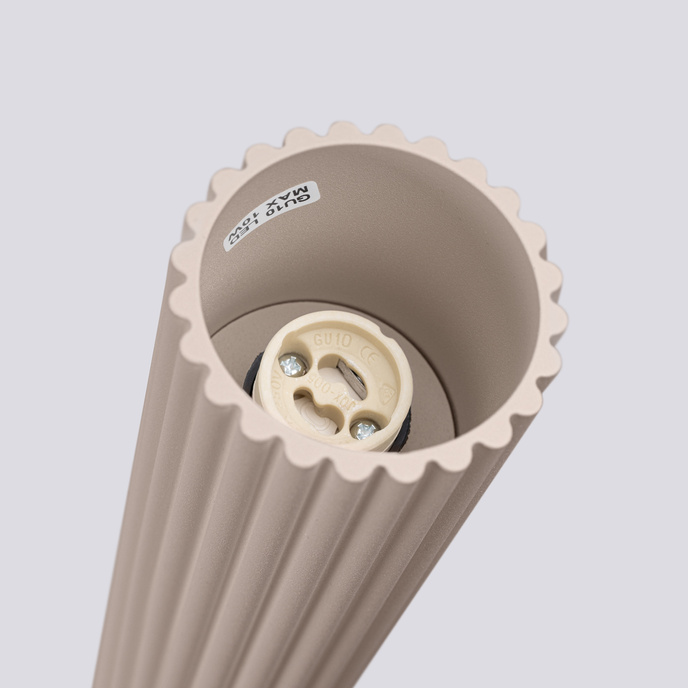 Plafondlamp KARBON 60 taupe