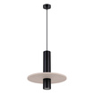Hanglamp PELTA 1 zwart/beige