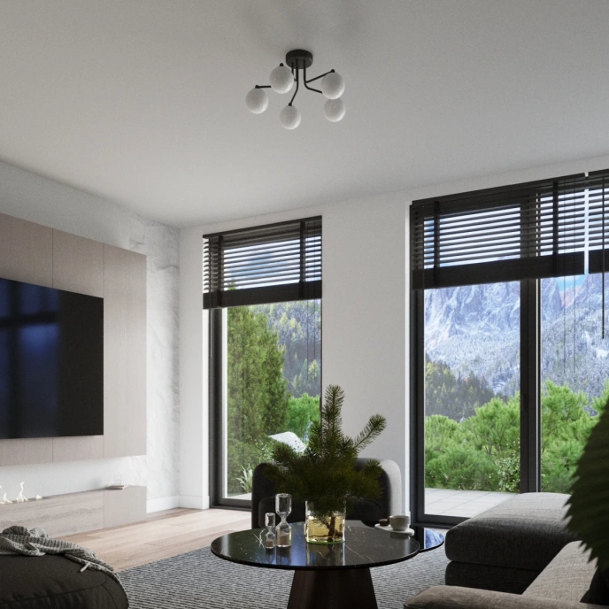 Wandlamp ASTRAL 1 zwart