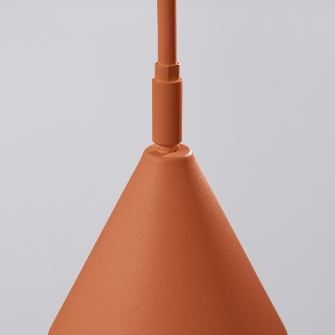 Wandlamp NOX rood oker