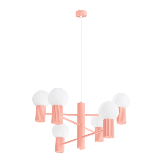 Kroonluchter HALO 6 perzik