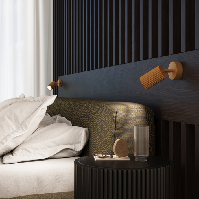 Wandlamp KARBON goud