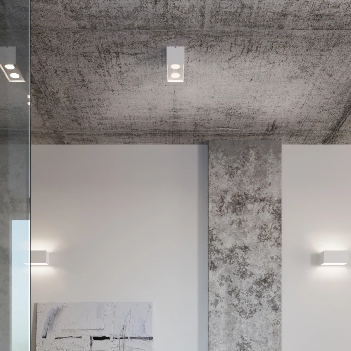 Plafondlamp QUAD wit