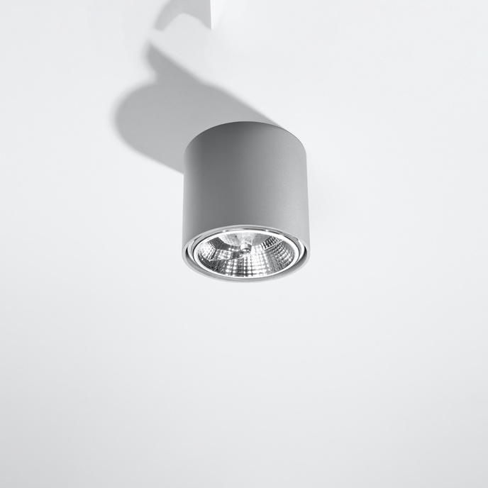Plafondlamp TIUBE grijs