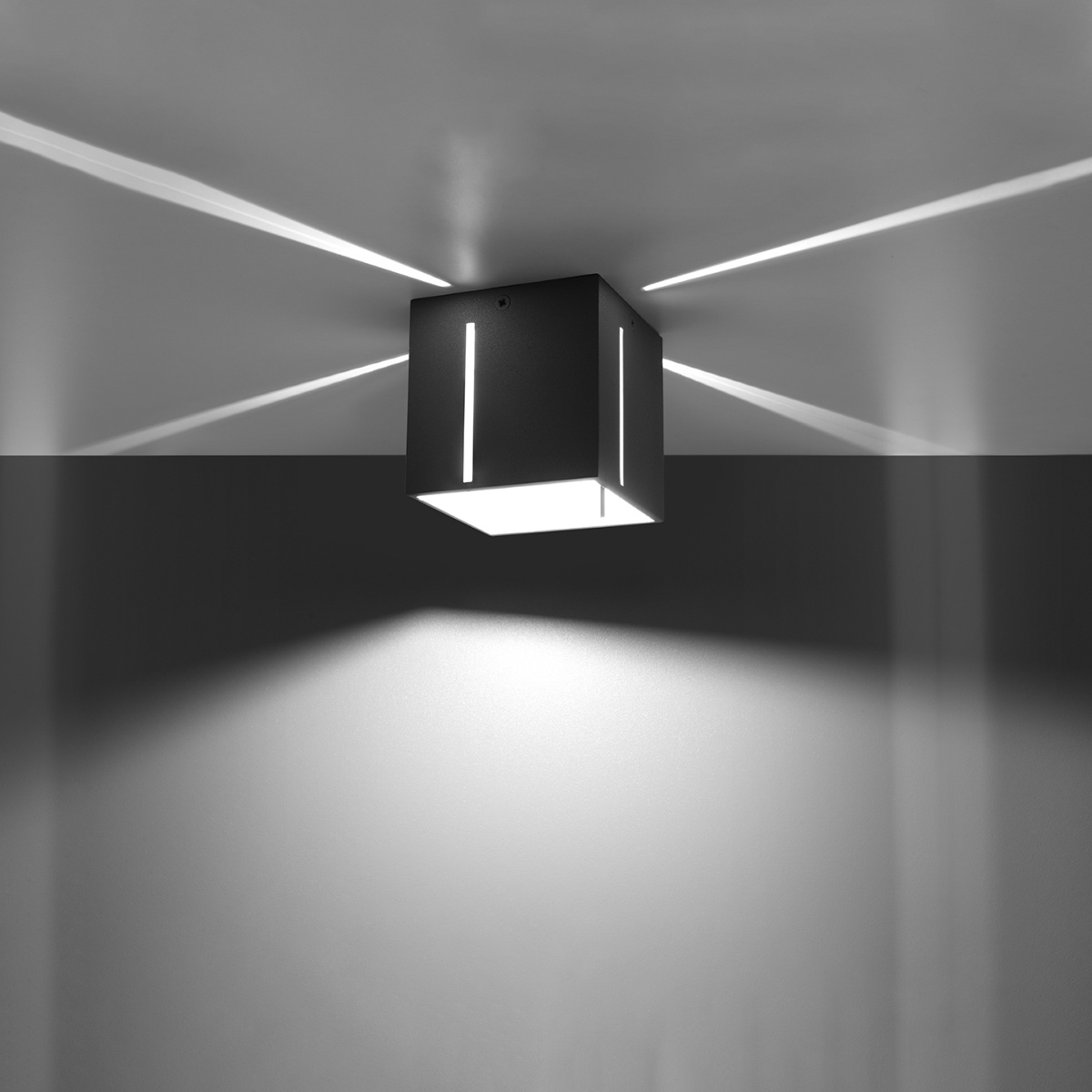 Plafondlamp PIXAR grijs