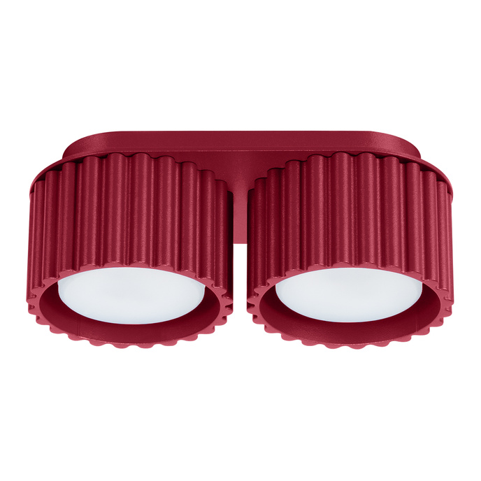 Plafondlamp AURA 2 bordeaux Gx53