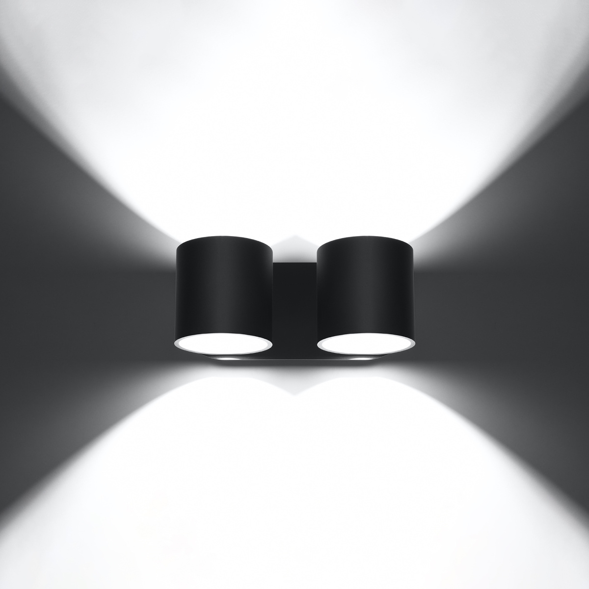 Wandlamp ORBIS 2 zwart