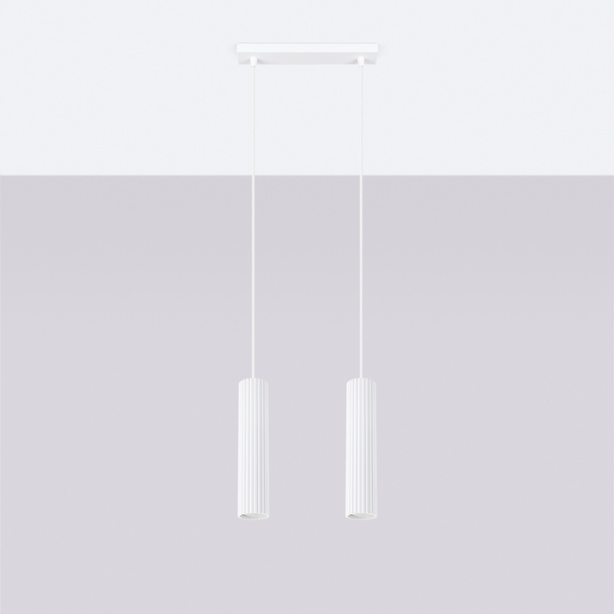 Hanglamp KARBON 2 wit
