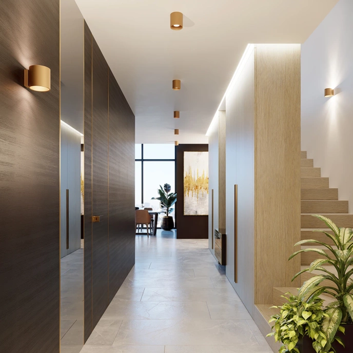 Plafondlamp ORBIS 1 goud