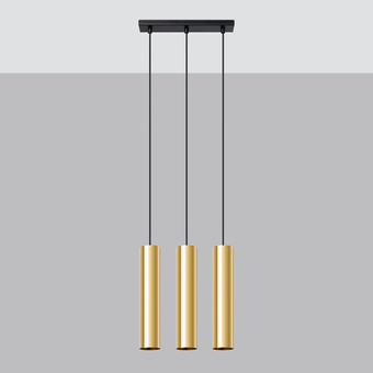 Hanglamp LAGOS 3 gepolijst goud