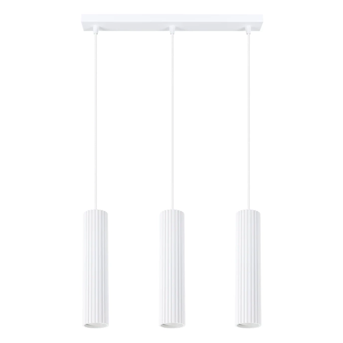 Hanglamp KARBON 3L wit