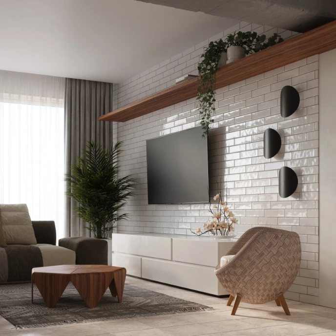 Wandlamp SENSES zwart