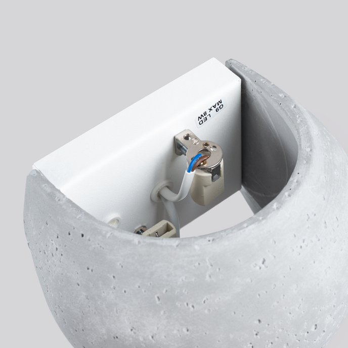 Wandlamp GLOBE beton